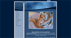 Desktop Screenshot of crystalcoastmassages.com